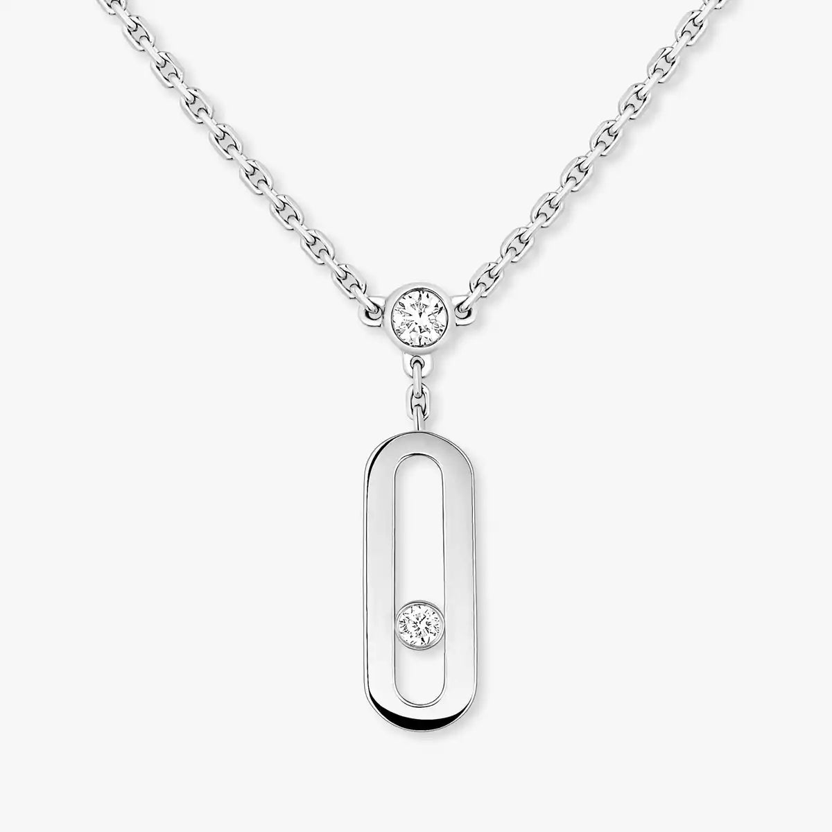 [AuraEcho] Move Uno Diamond Necklace