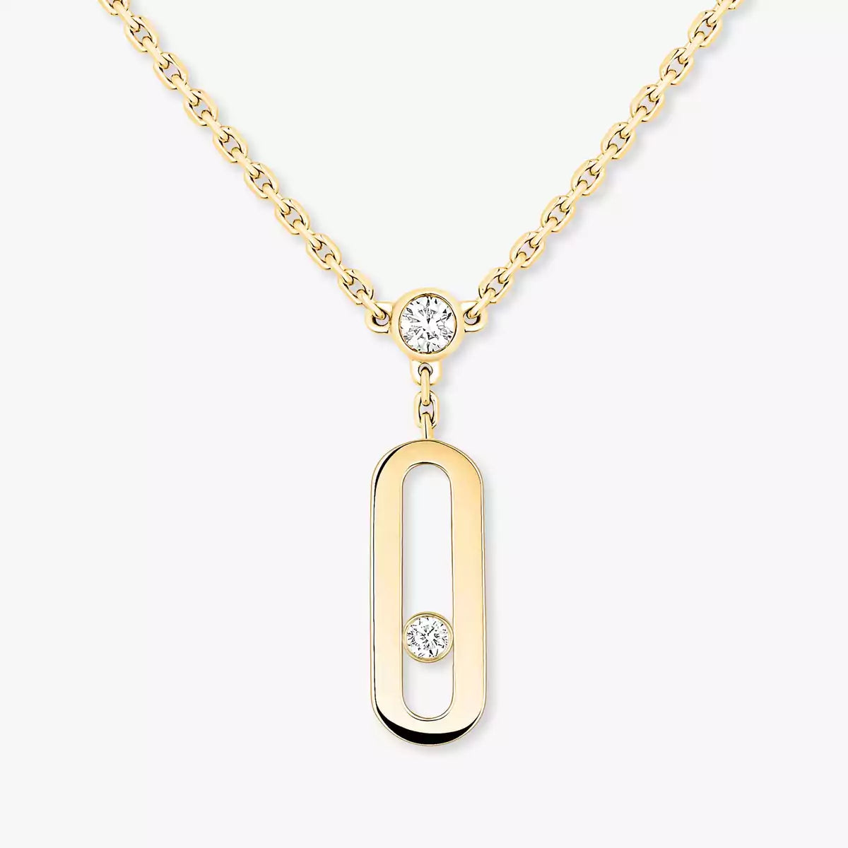 [AuraEcho] Move Uno Diamond Necklace