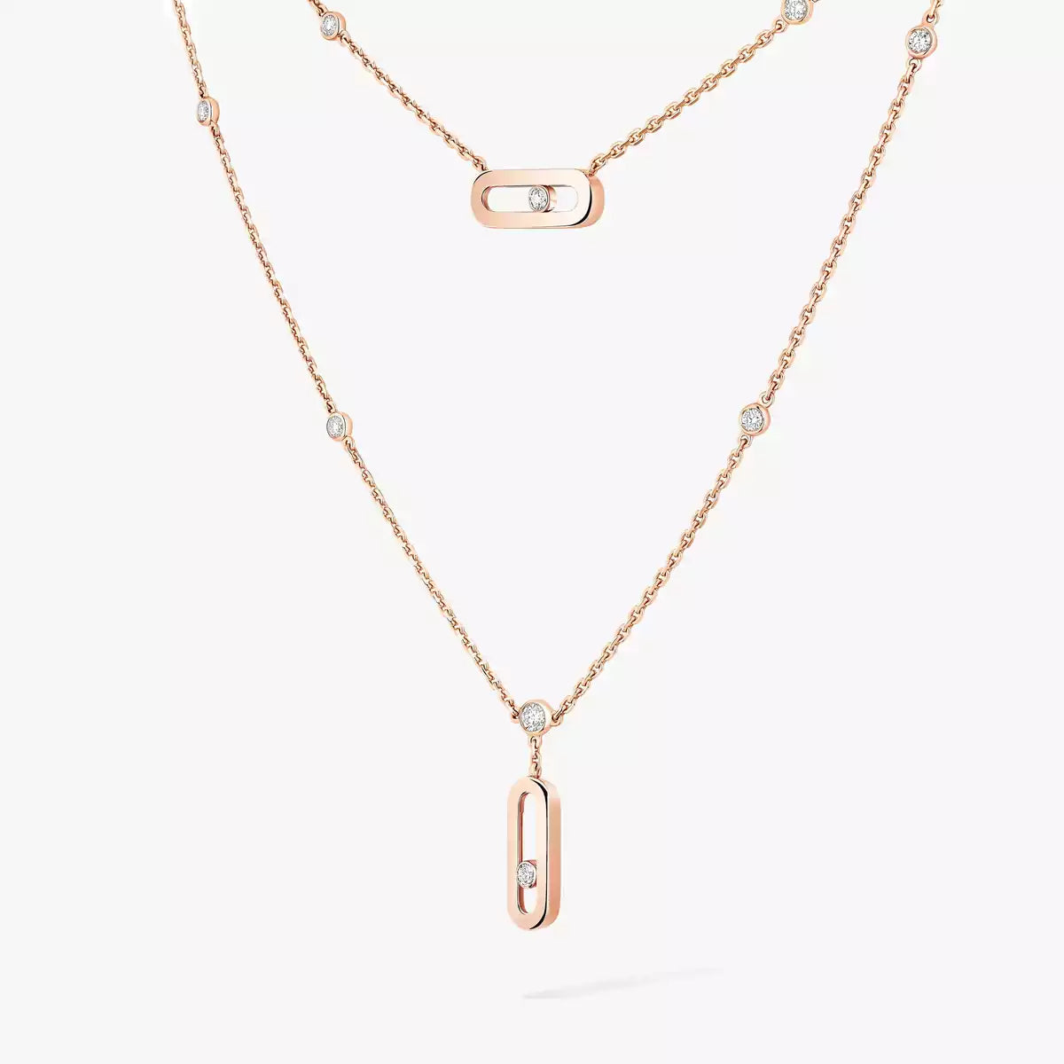 [AuraEcho] Move Uno Diamond Necklace
