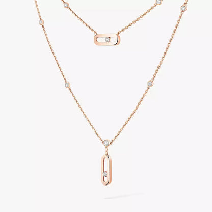 [AuraEcho] Move Uno Diamond Necklace