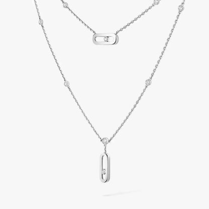[AuraEcho] Move Uno Diamond Necklace