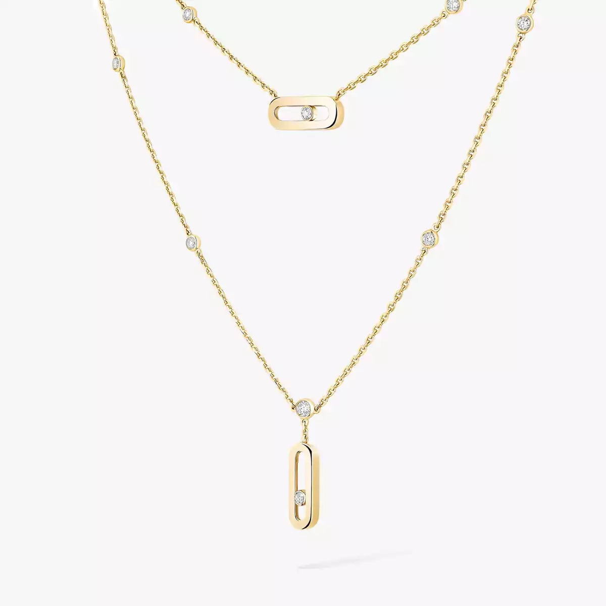 [AuraEcho] Move Uno Diamond Necklace