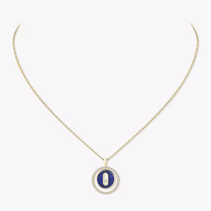 [AuraEcho]Lucky Move Diamond Necklace in Rose Gold and White Mother-of-Pearl