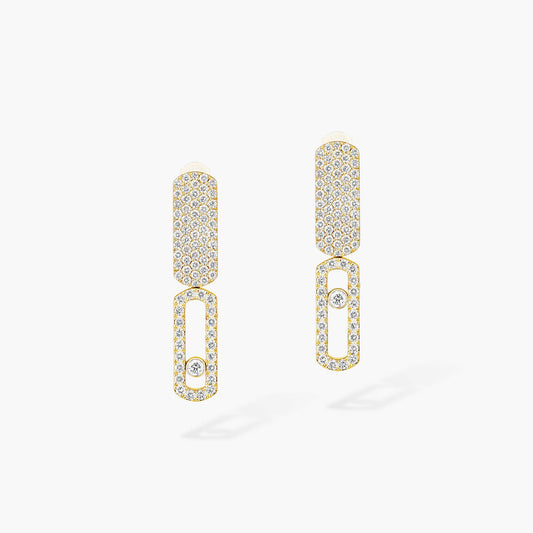 [AuraEcho]Imperial Move SM Diamond Earrings