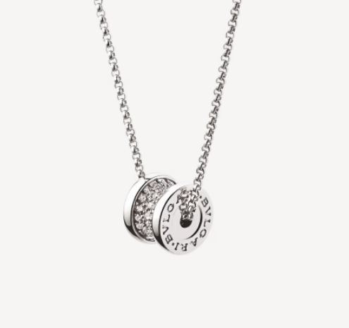 [AuraEcho Jewelry]ZERO 1 SILVER DIAMOND NECKLACE