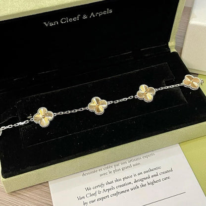 [Auraecho] CLOVER 5 MOTIF LASER BRACELET COLLECTION